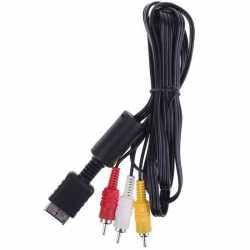 CABLE VIDEO AV POUR PS1/PS2/PS3 VERSION BOITE