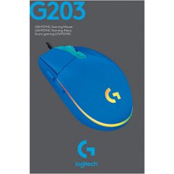 SOURIS LOGITECH - G203 LIGHTSYNC BLUE