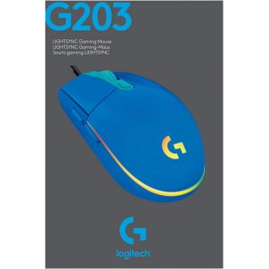 SOURIS LOGITECH - G203 LIGHTSYNC BLUE