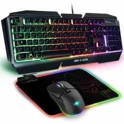 PACK SOG 3 EN 1 CLAVIER / SOURIS / TAPIS ULTIMATE 500 SOG RGB