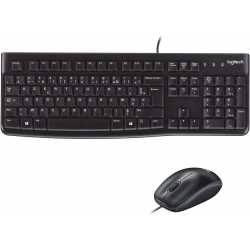 PACK CLAVIER & SOURIS FILAIRE LOGITECH MK120