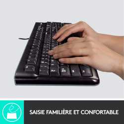 PACK CLAVIER & SOURIS FILAIRE LOGITECH MK120