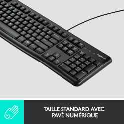 PACK CLAVIER & SOURIS FILAIRE LOGITECH MK120