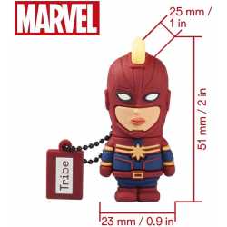 CLE USB 32 GO CAPTAIN MARVEL - MEMOIRE FLASH DRIVE 2.0 ORIGINALE MARVEL AVENGERS