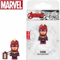 CLE USB 32 GO CAPTAIN MARVEL - MEMOIRE FLASH DRIVE 2.0 ORIGINALE MARVEL AVENGERS