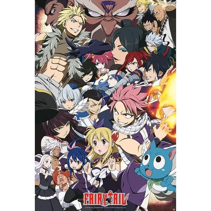 POSTER FAIRY TAIL - FAIRY TAIL VS OTHER GUILDS ROULE FILME (91.5X61)