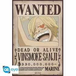 POSTER ONE PIECE - WANTED SANJI NEW 2 - (52X35)