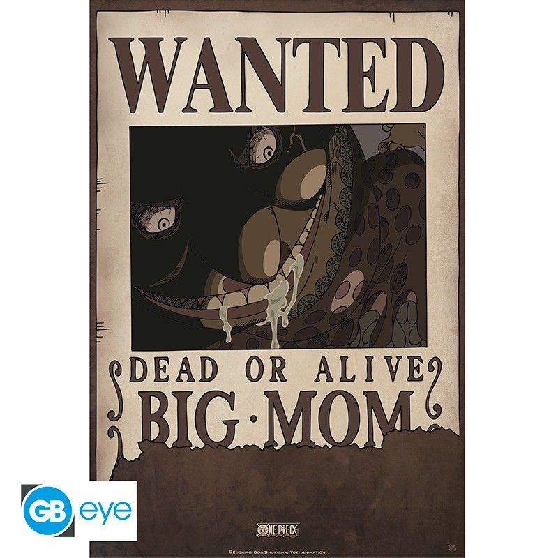 POSTER ONE PIECE - WANTED BIG MOM- (52X35)