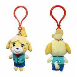 MINI PELUCHE MOUSQUETON - ANIMAL CROSSING - ISABELLE MASCOTTE - 12 CM