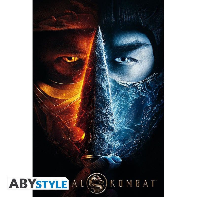 POSTER MORTAL KOMBAT - SCORPION VS SUB-ZERO - (91.5 X 61)