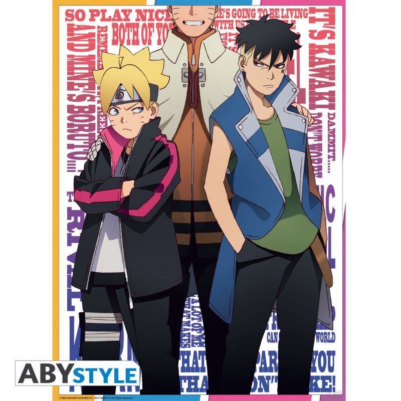 POSTERBORUTO - BORUTO & KAWAKI - (52 X 38)