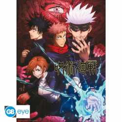 CHIBI POSTER SET X2 - JUJUTSU KAISEN - GROUPE ET ECOLES (52 X 38 CM)