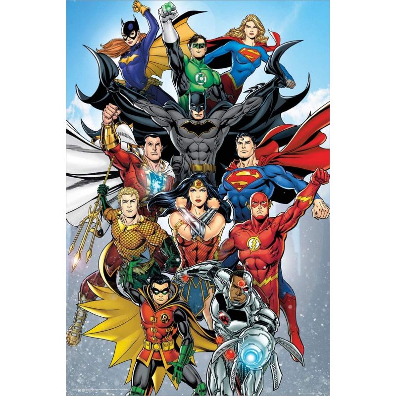 POSTER - DC COMICS - DC COMICS REBIRTH (91.5X61)