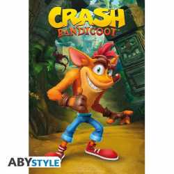 POSTER CRASH BANDICOOT - CRASH CLASSIQUE - (91.5 X 61)