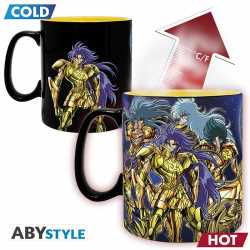 MUG HEAT CHANGE - 460 ML - SAINT SEIYA - CHEVALIERS D OR