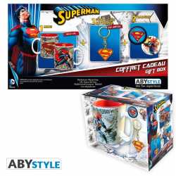 PACK (MUG + PORTE-CLS + BADGES )- DC COMICS - SUPERMAN