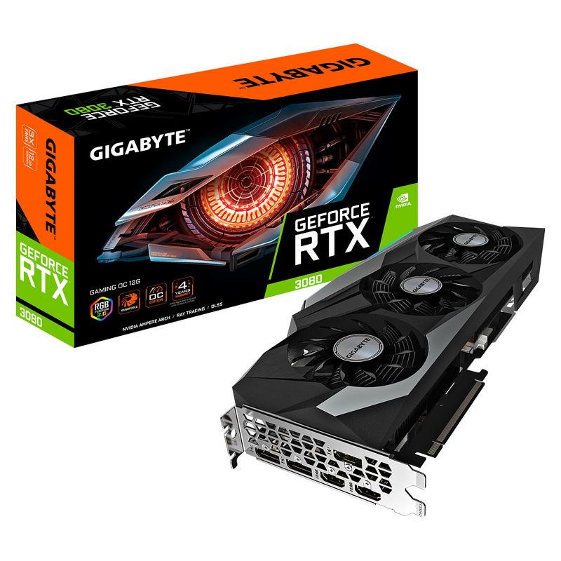 CARTE GRAPHIQUE GIGABYTE RTX 3080 GAMING OC-12G (LHR)