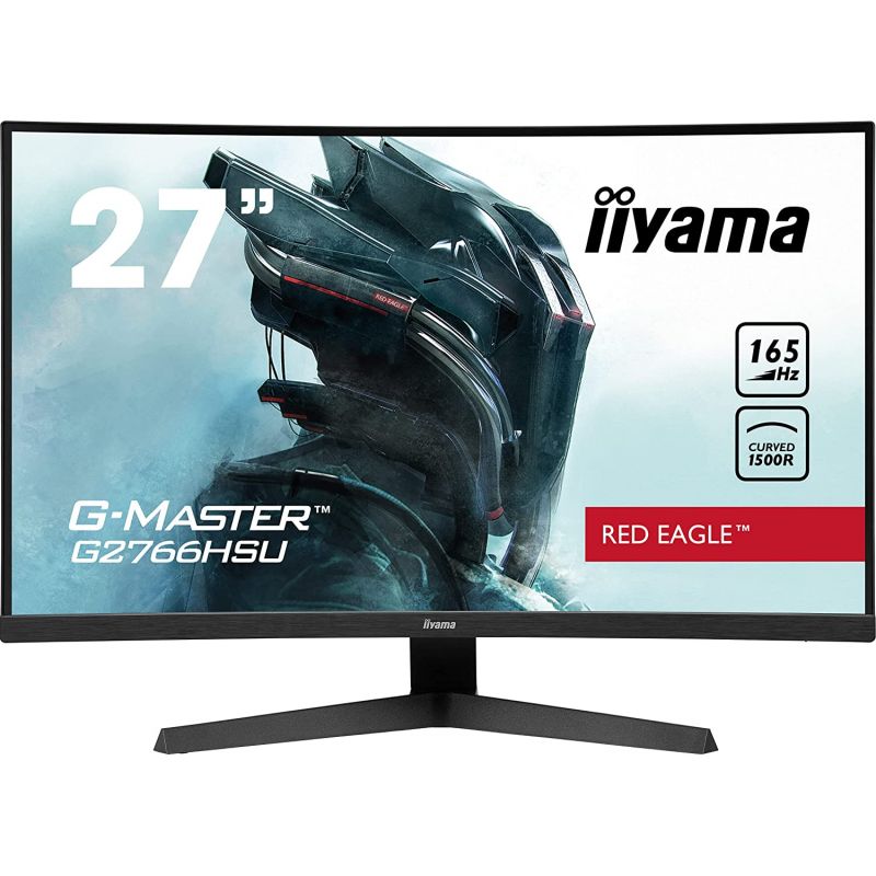 ECRAN GAMING INCURVEE IIYAMA 27 POUCES LED - G-MASTER G2766HSU-B1 RED EAGLE / 165HZ / HDR / FREESYNC PREMIUM