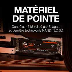 SSD NVME SEAGATE FIRECUDA 530 - 500 GO - M.2 2280 NVME 1.4 - PCIE 4.0 X4