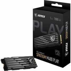 SSD NVME MSI GEN 4.0 SPATIUM M480 PCIE 4.0 NVME M.2 1TB ( 1000 GO ) PLAY