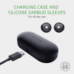 AURICULAIRE RAZER IN EAR HAMMERHEAD TRUE WIRELESS IPX4 BLACK