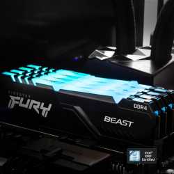 DDR4 3600 MHZ KINGSTON FURY BEAST RGB 32 GO (2 X 16 GO)CL18