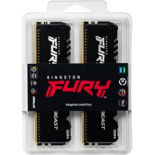 DDR4 3600 MHZ KINGSTON FURY BEAST RGB 32 GO (2 X 16 GO)CL18