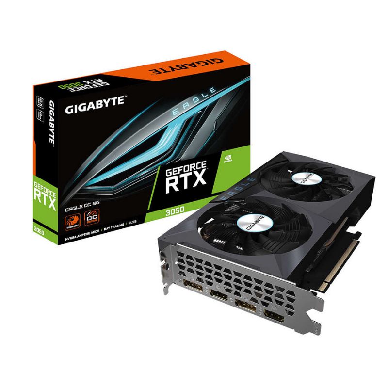 CARTE GRAPHIQUE GIGABYTE RTX 3050 EAGLE OC-8GD CARTE GRAPHIQUE GIGABYTE RTX 3050 EAGLE OC-8GD