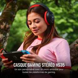 CASQUE CORSAIR HS35 STEREO ROUGE