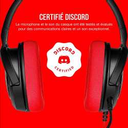 CASQUE CORSAIR HS35 STEREO ROUGE