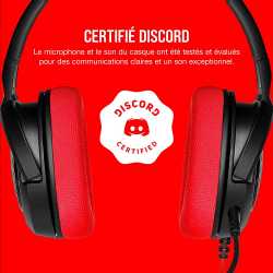 CASQUE CORSAIR HS35 STEREO ROUGE