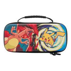 SACOCHE NINTENDO SWITCH- ETUI - DRACAUFEU VS PIKACHU VORTEX