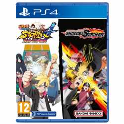 NARUTO SHIPPUDEN ULTIMATE NINJA STORM 4, ROAD TO BORUTO + NARUTO TO BORUTO SHINOBI STRIKER PS4