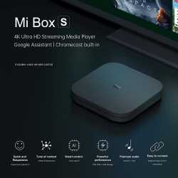 XIAOMI MI TV BOX S 4K 2+8GB BLACK