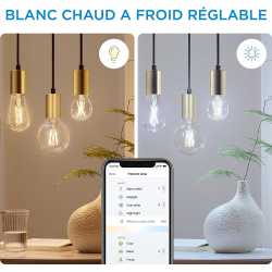 AMPOULE CONNECTE WIZ -ST64 CLEAR BULB E27 TUNABLE WHITE