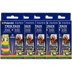 PAPIER PHOTO PREMIUM POLAROID - ZINK MEDIA 2X3 - PACK DE 50