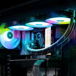 LIQUID FREEZER II - 360 RGB BLACK AVEC TELECOMMANDE