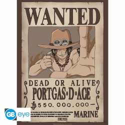 POSTER ONE PIECE - WANTED ACE (52X38)