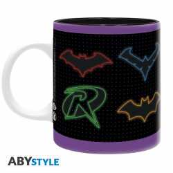 MUG DC COMICS -320 ML - GOTHAM KNIGHTS LOGOS - SUBLI