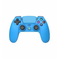 MANETTE PS4 SANS FIL FLASHY BLUE POUR PS4 AVEC PRISE JACK 3.5 MM