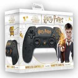 MANETTE SANS FIL PS4 HARRY POTTER - PRISE JACK - BOUTONS LUMINEUX - NOIR