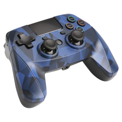 MANETTE SANS FIL GP4S - PS4 - SNAKEBYTE BLEU CAMO