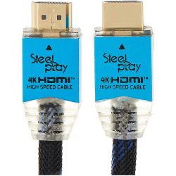 CABLE HDMI STEELPLAY - 4K 2.0 HDMI HIGH SPEED ULTRA HD LED CABLE 2M (PS4/PS3)