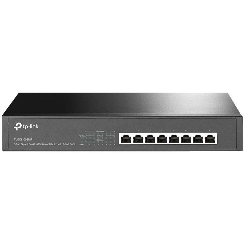 SWITCH POE TP-LINK TL-SG1008MP - 10/100/1000