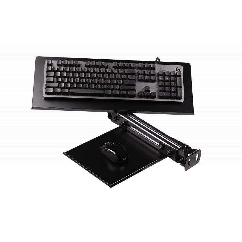 NEXT LEVEL RACING F-GT ELITE SUPPORT CLAVIER & SOURIS TRAY CARBON GREY