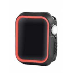 APPLE WATCH 40 MM - ETUI DE PROTECTION DAZZLE - BLACK - RED