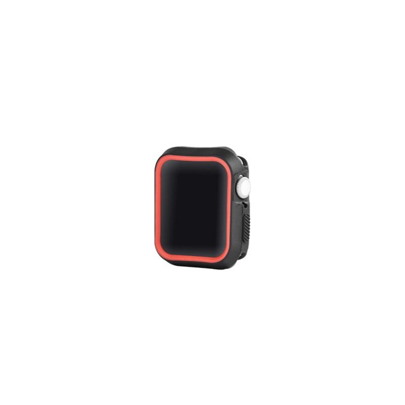 APPLE WATCH 40 MM - ETUI DE PROTECTION DAZZLE - BLACK - RED