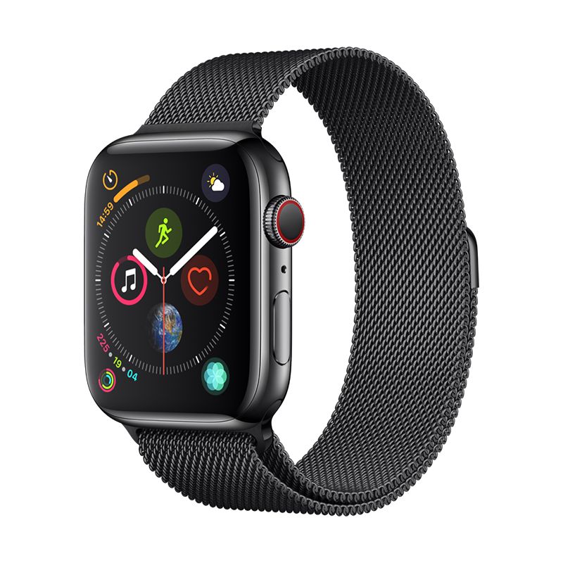 APPLEWATCH 44 MM - BRACELET BOUCLE MILANAISE - SPACE BLACK