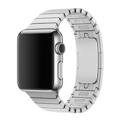 APPLEWATCH 40 MM - BRACELET A MAILLONS SERIE ELEGANCE - SILVER