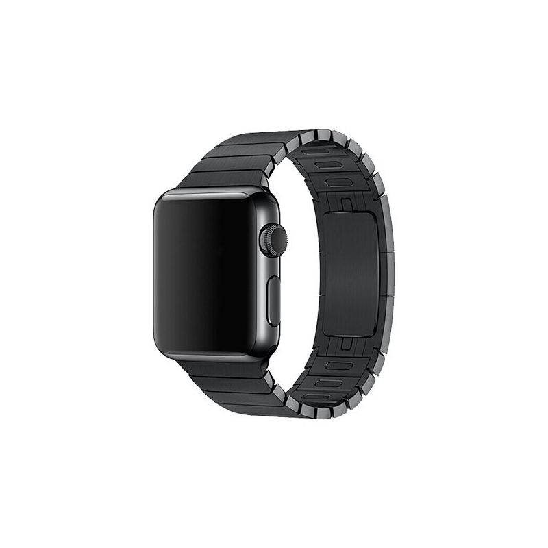 APPLEWATCH 44 MM - BRACELET A MAILLONS SERIE ELEGANCE - SPACE BLACK